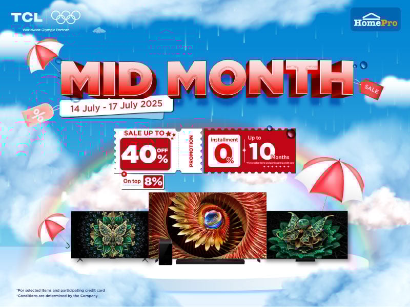 TV TCL MID MONTH SALE
