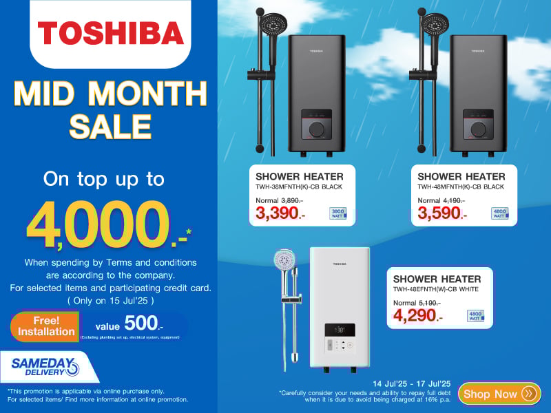 TOSHIBA MID MONTH SALE