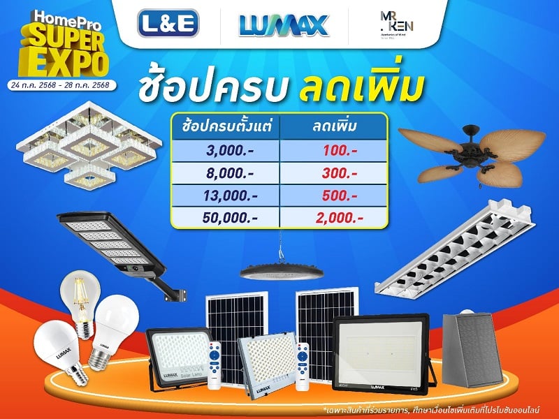 L&E X MRKEN X LUMAX