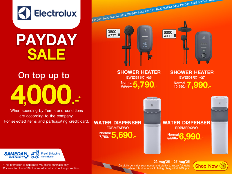 ELECTROLUX PAYDAY SALE