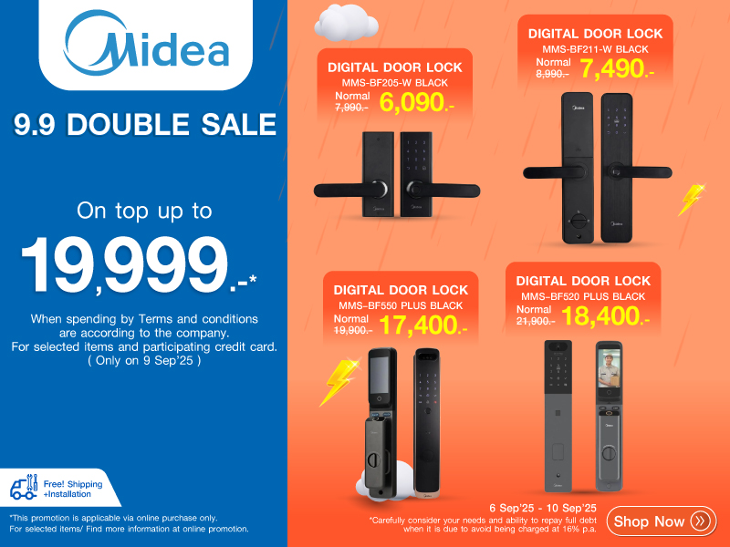 MIDEA 9.9 DOUBLE SALE