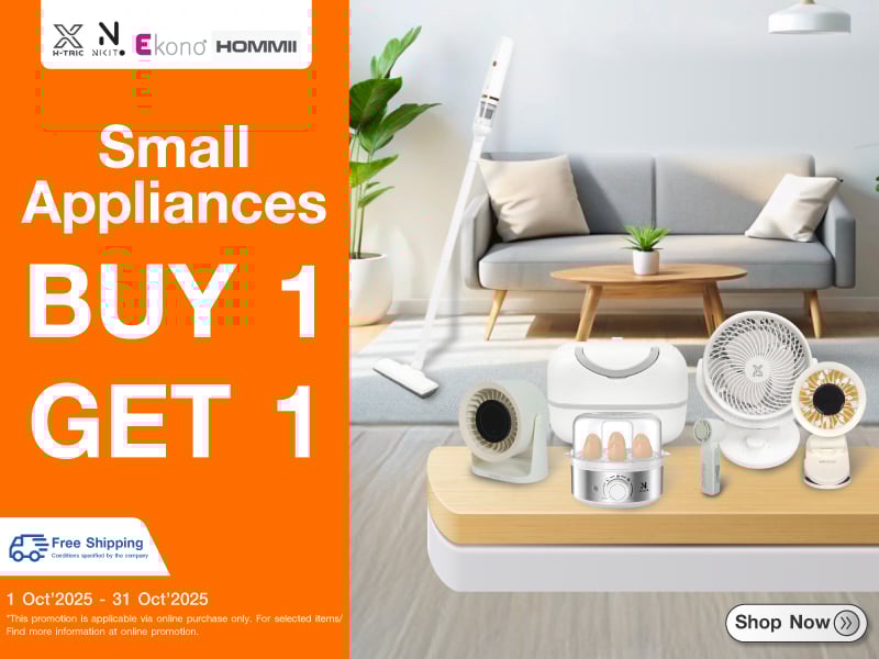 BUY 1 GET1 SMALL APPLIANCES