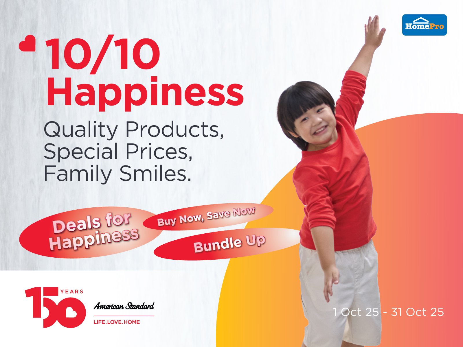 10/10 Happiness With American Standard