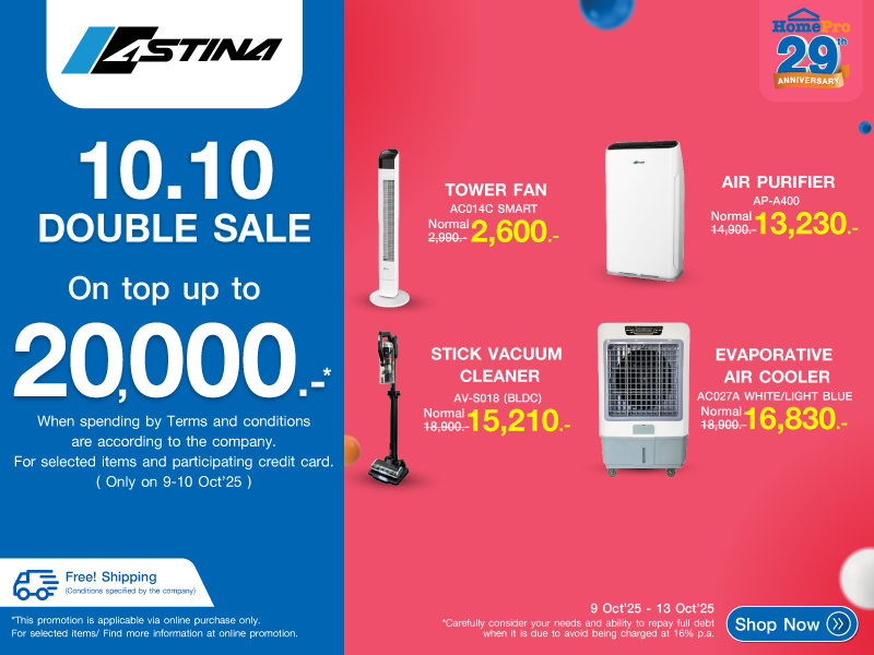 10.10 DOUBLE SALE ASTINA