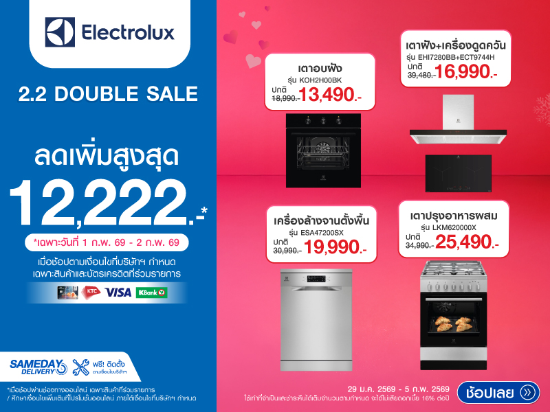 ELECTROLUX 2.2 DOUBLE DAY
