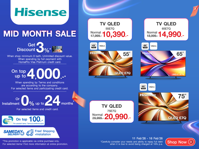 HISENSE TV MID MONTH SALE