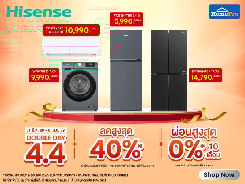 HISENSE 4.4 DOUBLE DAY