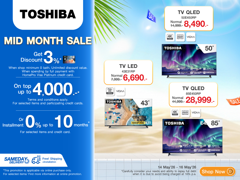 TV TOSHIBA MID MONTH SALE