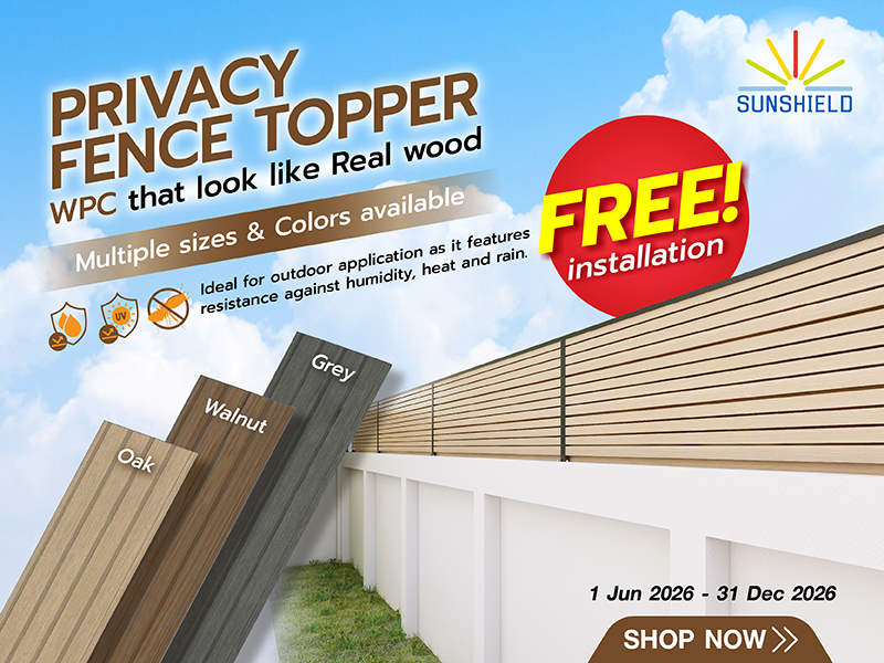 Privacy Fence Topper