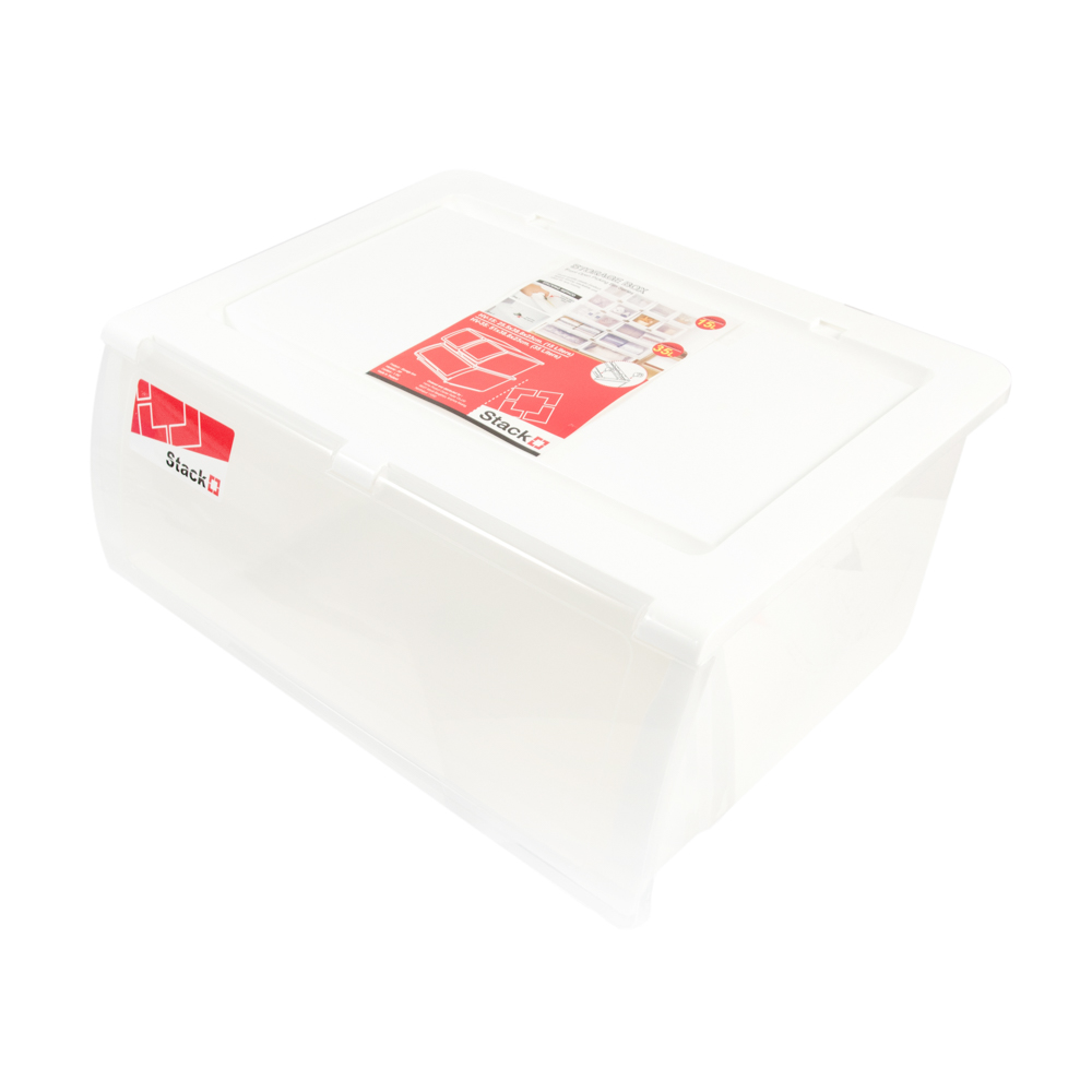 stackable storage box stacko dt-21 s white Images... STORAGE BOX STACKO HV35 38.8X51X23CM WHITE