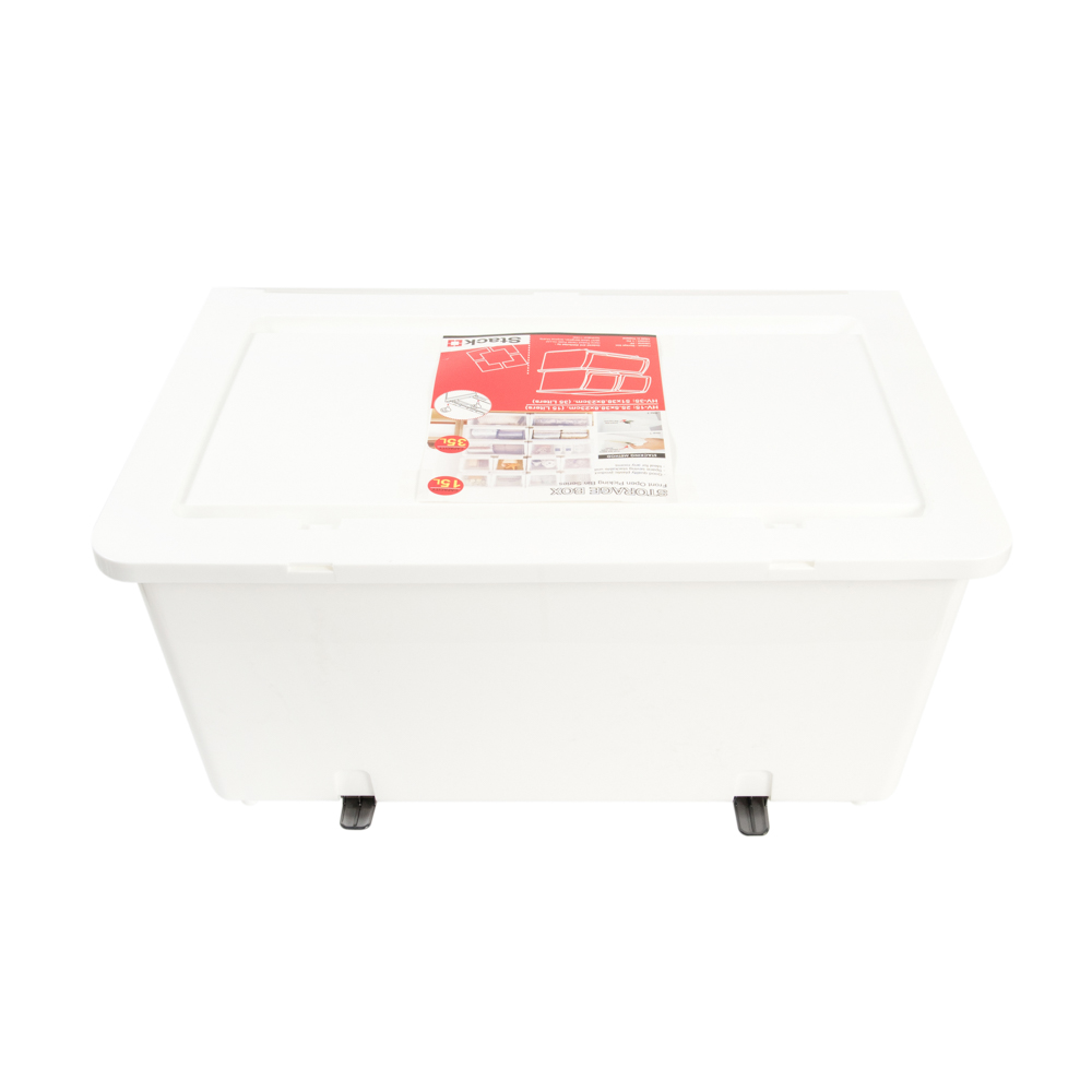 stackable storage box stacko dt-21 s white Images... STORAGE BOX STACKO HV35 38.8X51X23CM WHITE