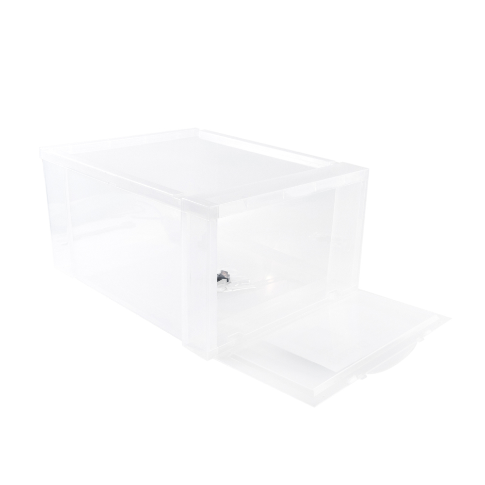 SHOE BOX STACKO 593 28X35.5X18.5CM WHITE