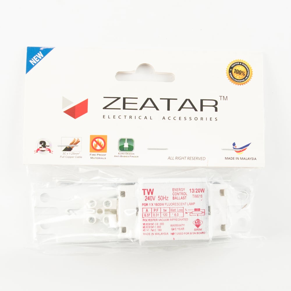 ZEATAR BALLAST 20W CHK18 ASSORTING