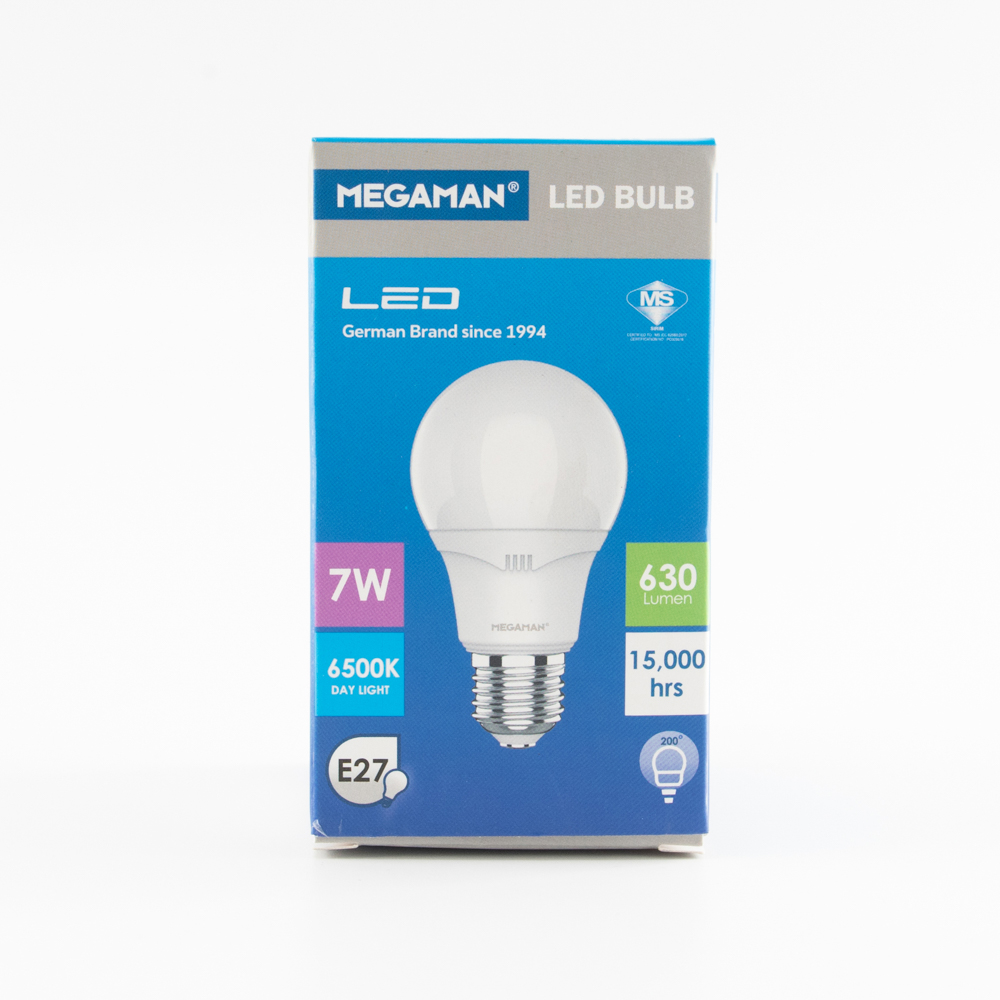 7W DAY LIGHT MEG-YTA60-7W/6500K DL MEGAMAN