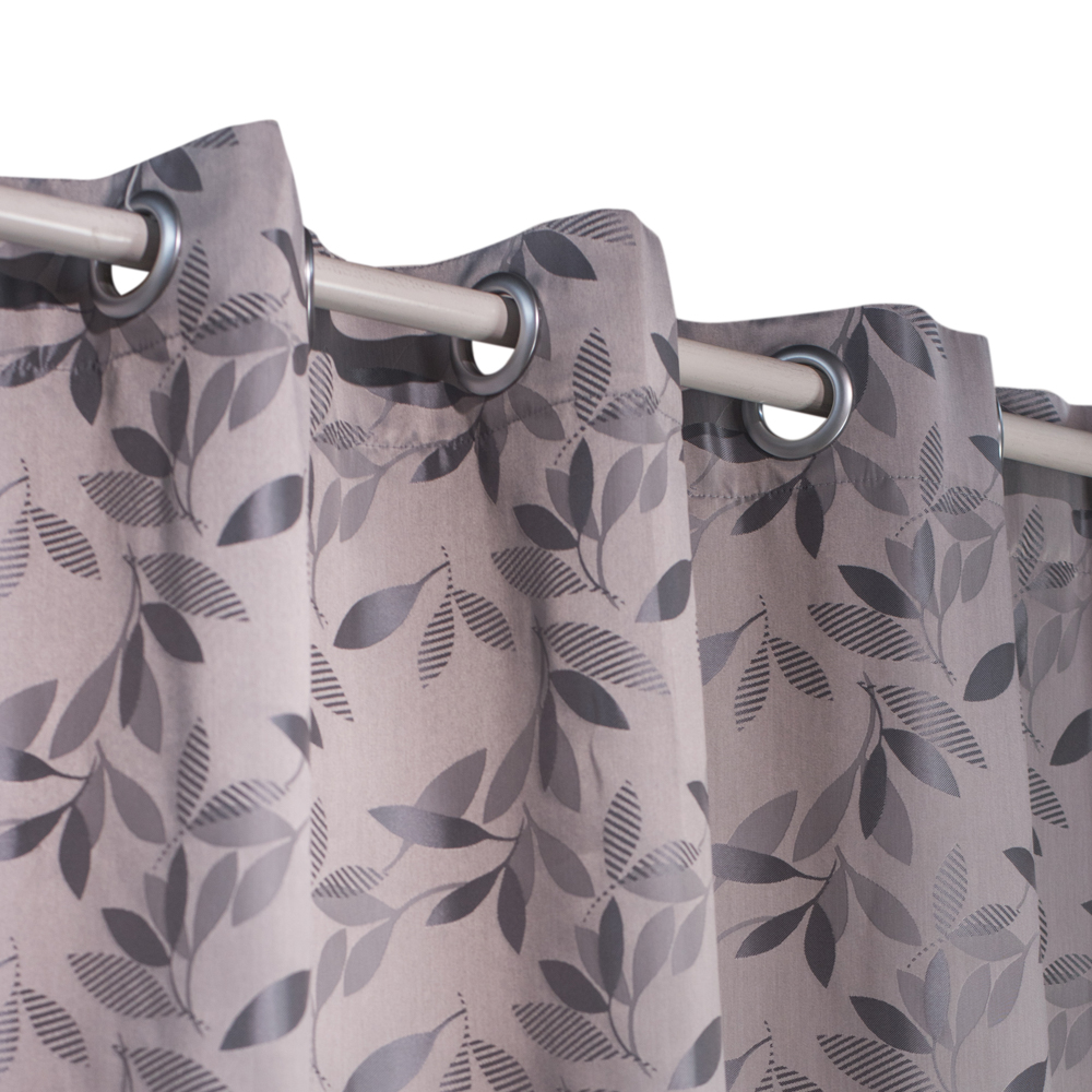 HLS EVE EYELET CURTAIN 140x250 GREY