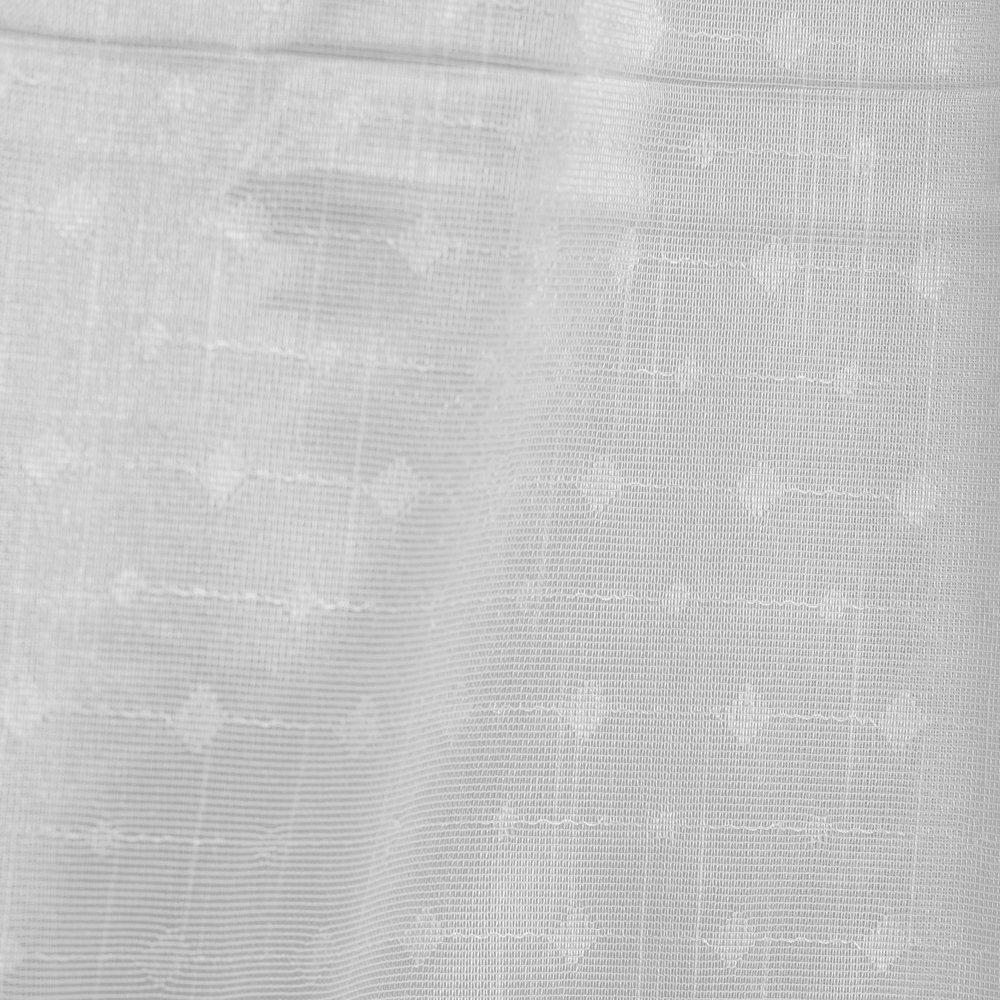 HLS DOT SHEER CURTAIN 140x250 WHITE