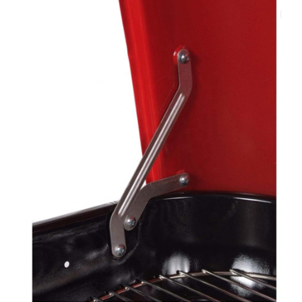 SPRING  RED-BLACK CHARCOAL BARBECUE