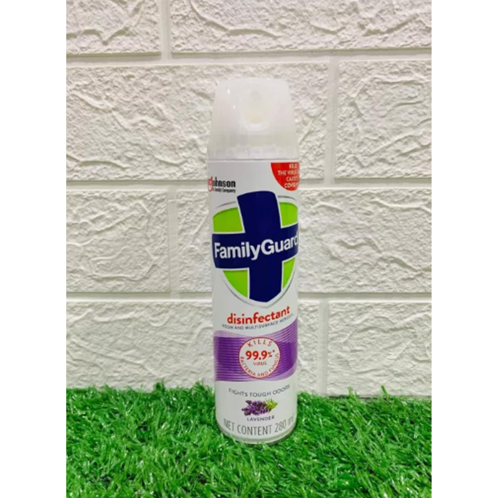 SANITIZER FAMILYGUARD  280ml SCJ338635 PURPLE