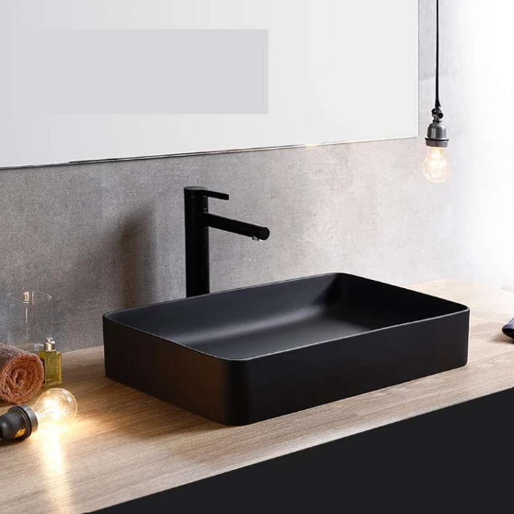 THE VERVE ABOVE COUNTER WASHBASIN TANITO VA2025 BLACK